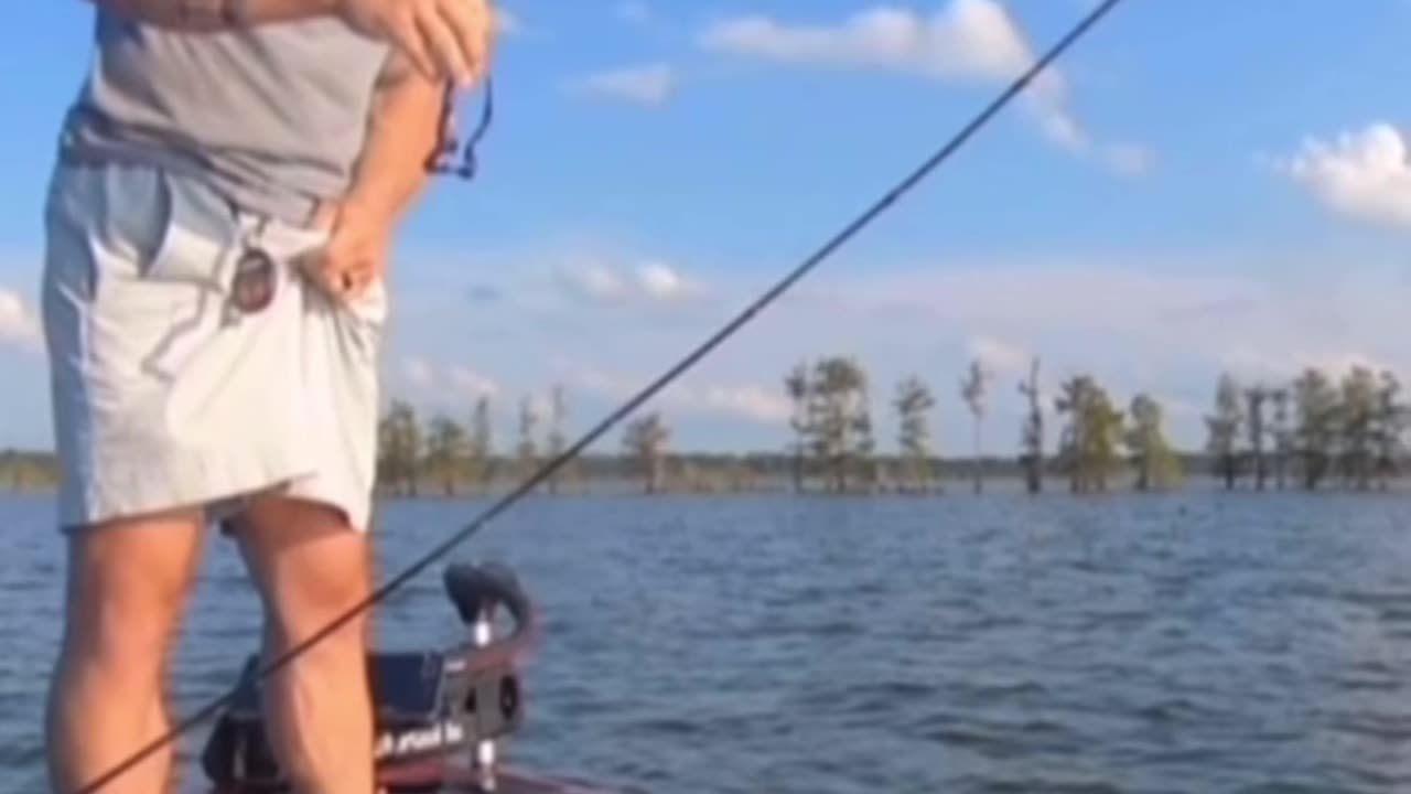 When you think you're the apex predator, but nature has other plans! 🎣🤣