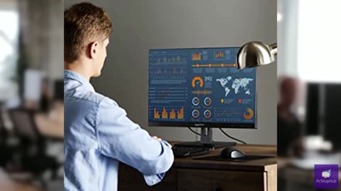Amazon Basics IPS Monitor 75 Hz Powered with AOC Technology FHD 1080P HDMI, Disp