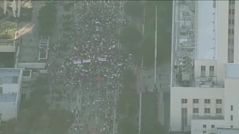 The streets of Los Angeles have now been taken over by anti ICE protestators