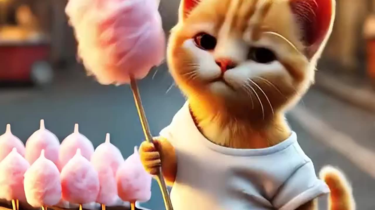 A poor cat working hard for him ll hard work gives successful