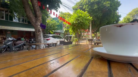 Sipping Coffee Under the Trees – Soothing Day Vlog – Chill Corner Vlogs | Part 12