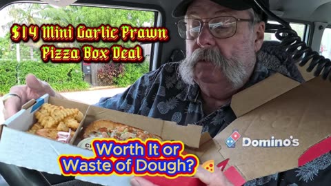 Domino’s Premium $14 Garlic Prawn Pizza Review 🍕Tasty Bargain or Just Crumbs of Disappointment? 🇦🇺