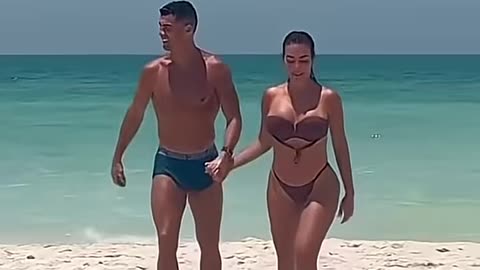 Cristiano Ronaldo with wife Georgina Rodrìguez #short #cristianoronaldo #georginarodriguez #shorts