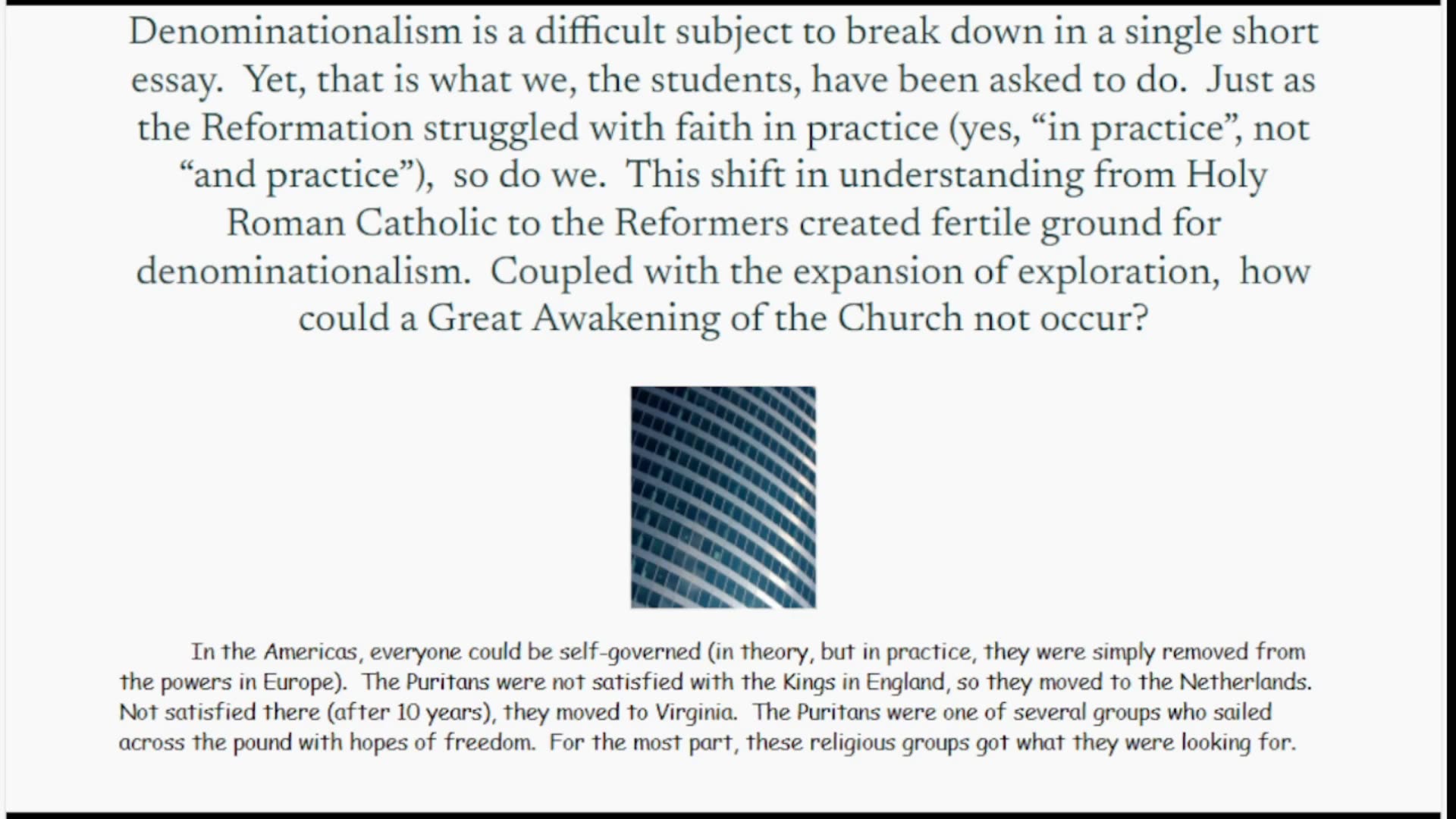 Can the Church Remain Unified While Becoming Divided