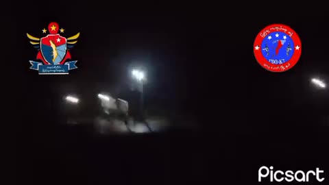 🌃💣 Myanmar War | Night Attack on Police and Infantry Units | RCF