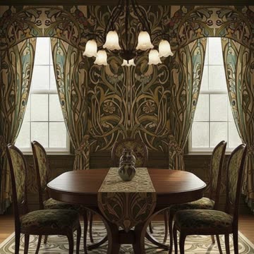 Art Nouveau Style Room Transformations
