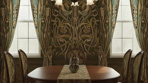 Art Nouveau Style Room Transformations