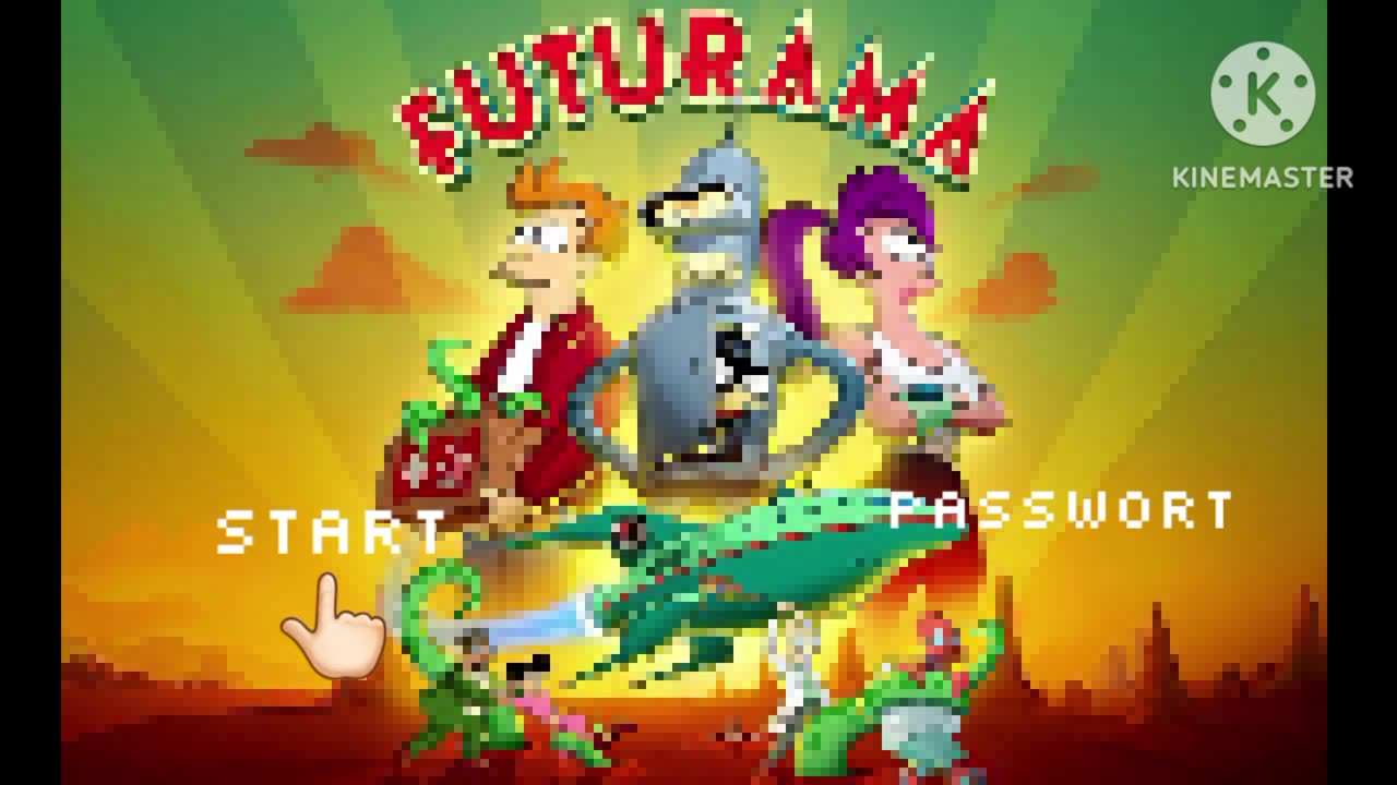 Futurama (German NES Bootleg) Continue & Game Over