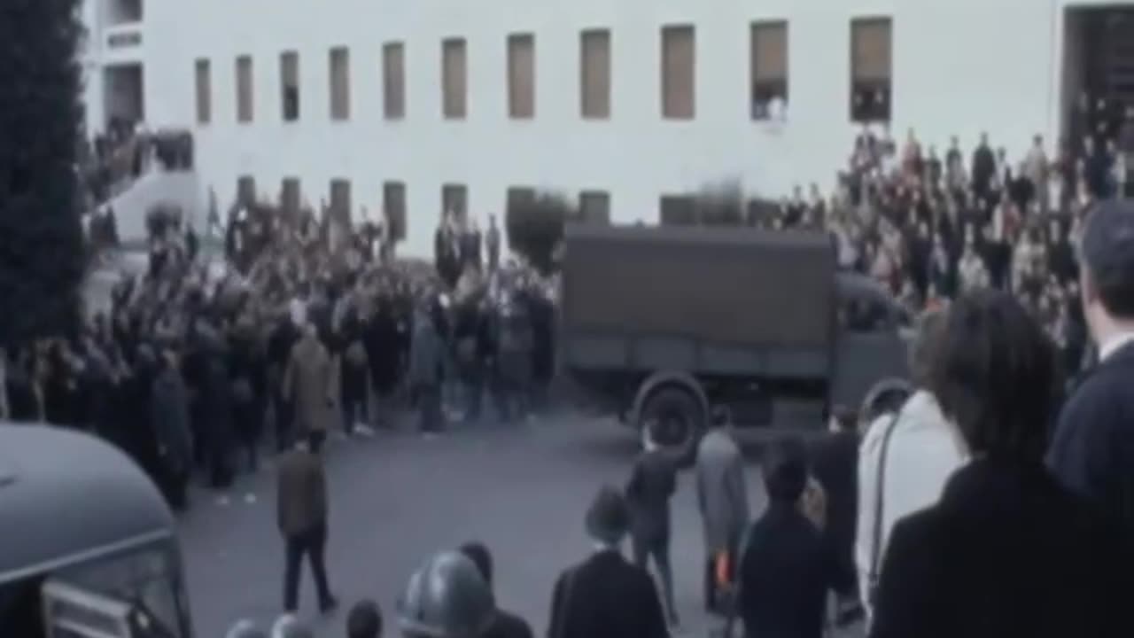 Avanguardia Nazionale occupies the Faculty of Law, Rome (1970)