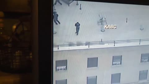 KABC live stream captures chaos on an LA rooftop