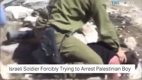 How the Zionist treats Palestinian children