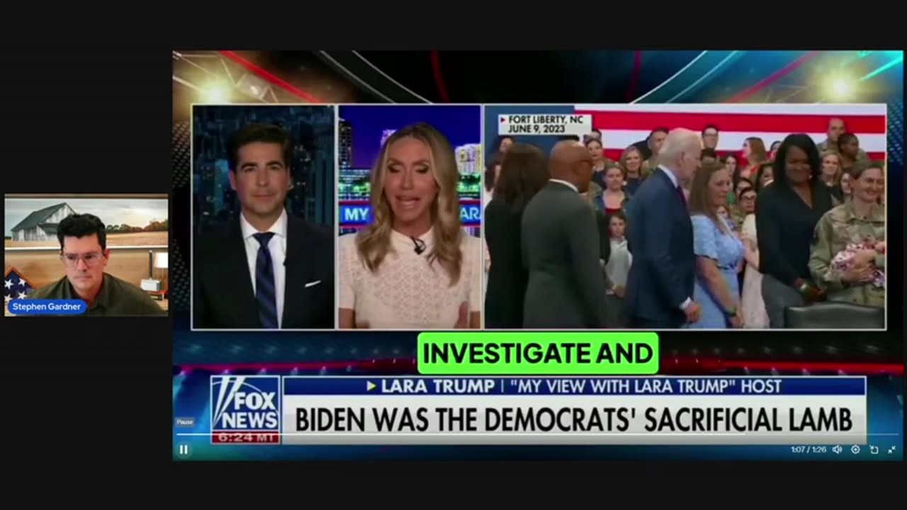 Stephen Gardner🔴What's Happening With Trump Is Unheard Of!