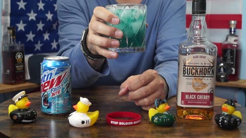 Donald Clark - Buckhorn Black Cherry Whiskey & Mtn Dew Frost Bite