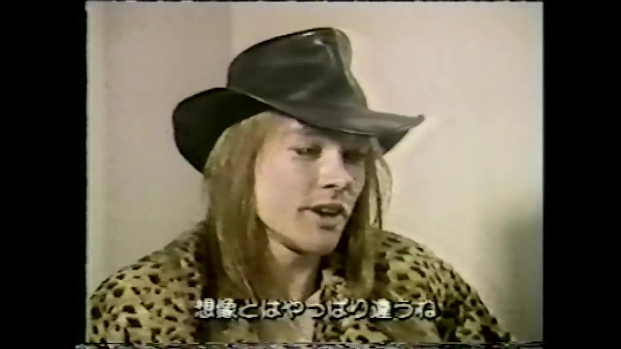 Axl Rose - Interview Tennessee 1987 Guns N' Roses