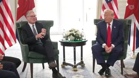 Keir Starmer and Donald Trump