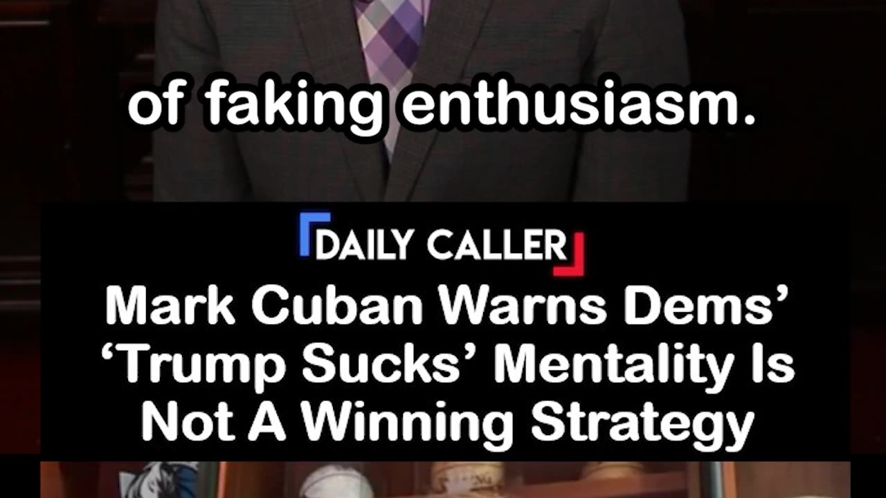 Mark Cuban Warns Democrats that ‘Trump Sucks’ Is Not A Winning Strategy