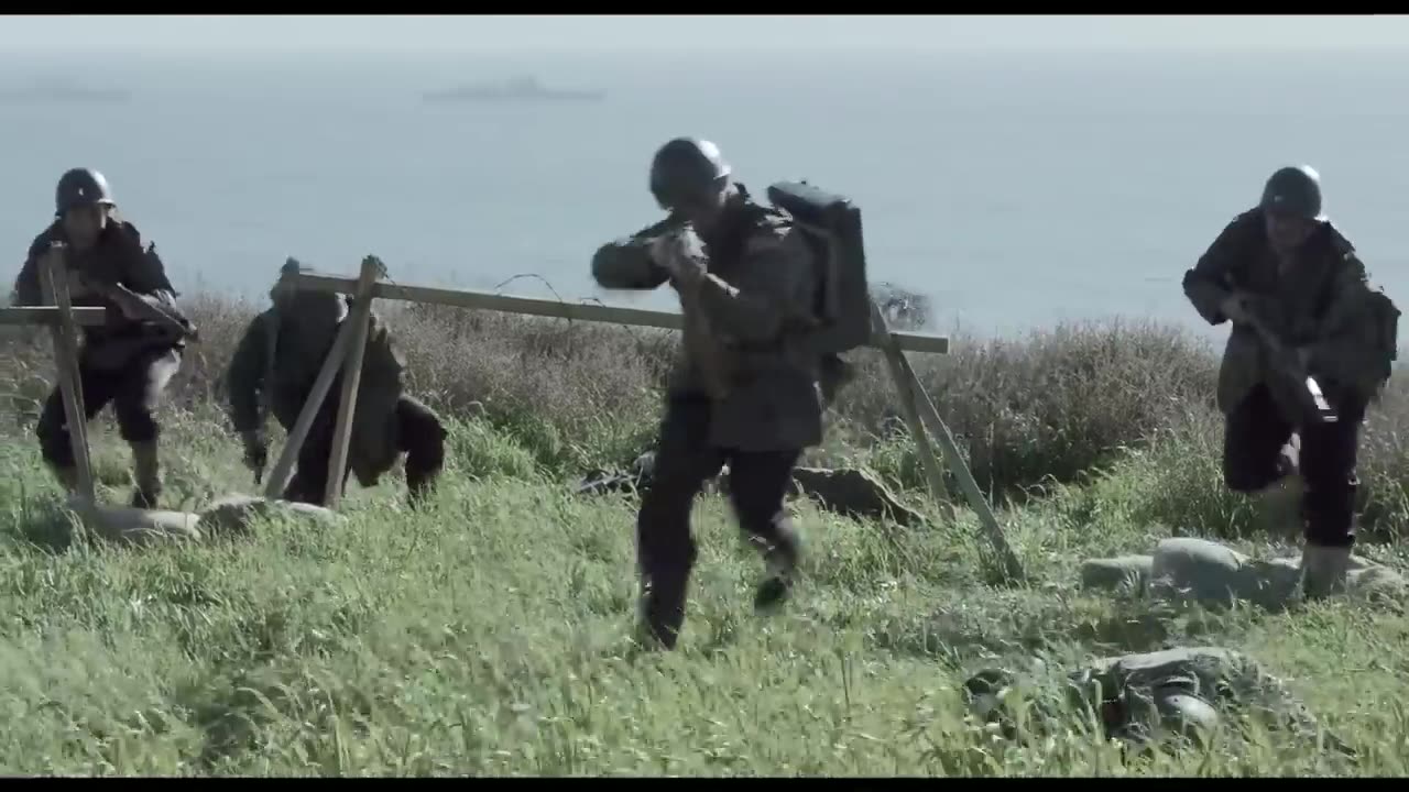 FILM---D-DAY BATTLE OF OMAHA BEACH