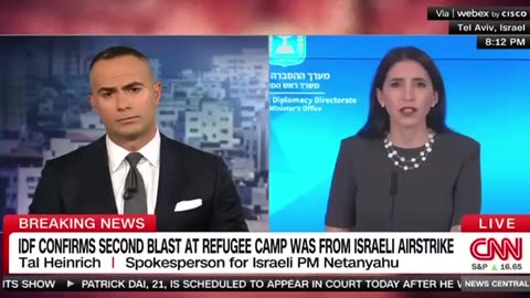 She gives a pretty forthright admission about the holocaust of civilians in Gaza..