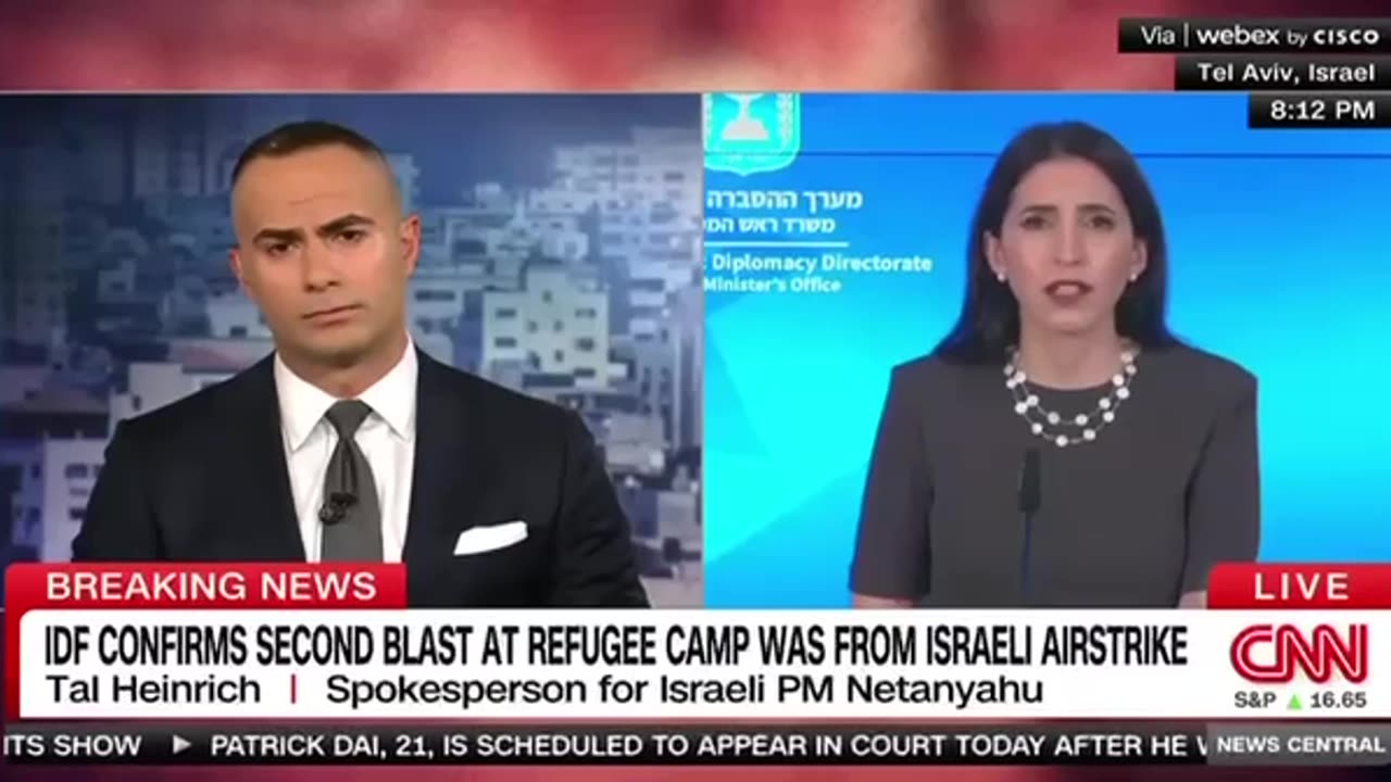 She gives a pretty forthright admission about the holocaust of civilians in Gaza..