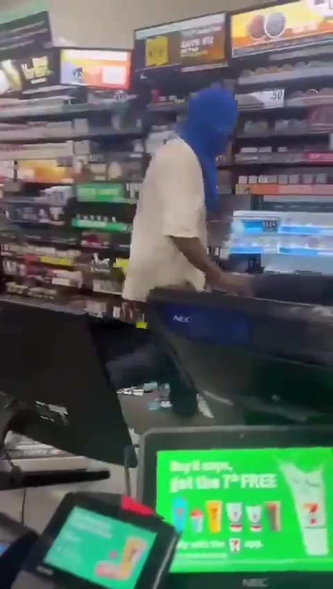 negro thief gets a TRUE ass whipping that beats the black off his ass