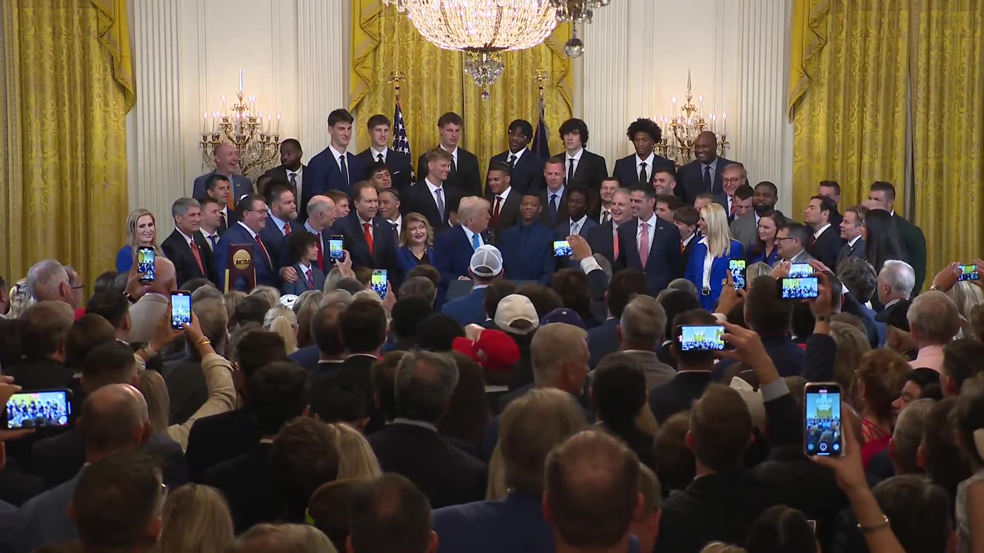 President Trump Welcomes the 2025 Mens NCAA Basketball Champions, The University of Florida Gators