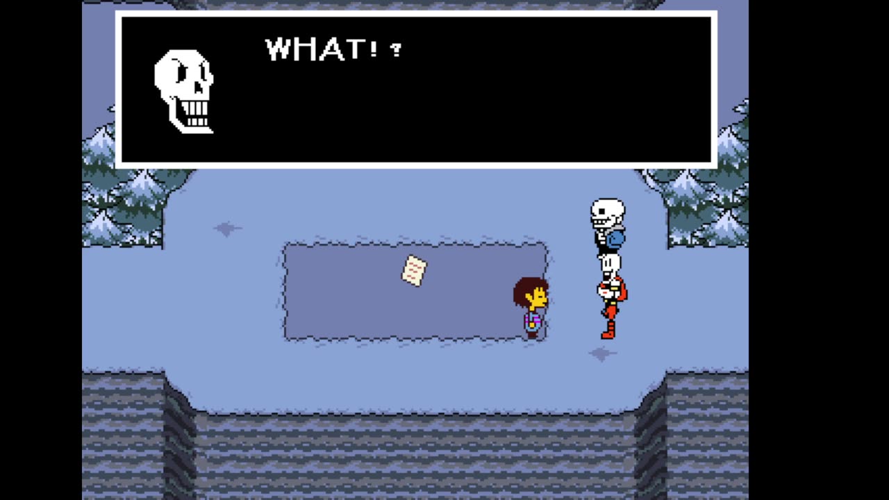 Undertale nutreal playthrough (Snowdin)