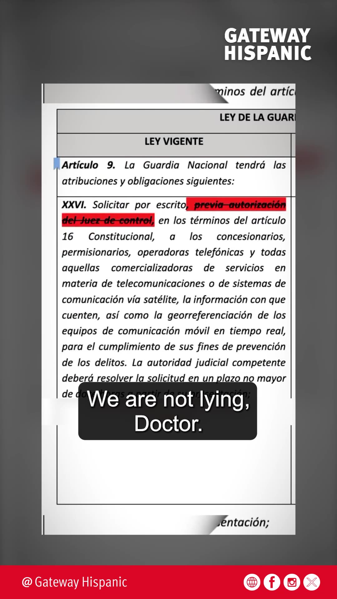 Una vez más contesto a sus señalamientos, presidenta Sheinbaum