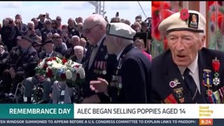 Heart breaking response from British veteran on Remembrance Day
