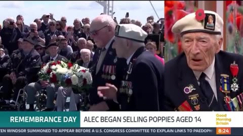 Heart breaking response from British veteran on Remembrance Day