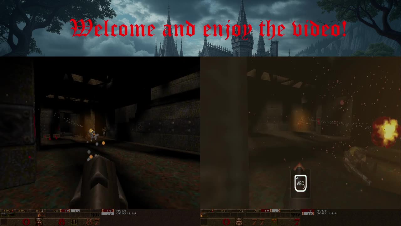 Quake I Hult VS GZ map: claustrophobopolis