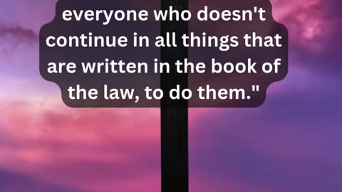 Journey of faith and spiritual growth Galatians 3:10 Daily Bible Verse