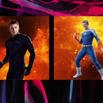 Johnny storm comparison (shorts)