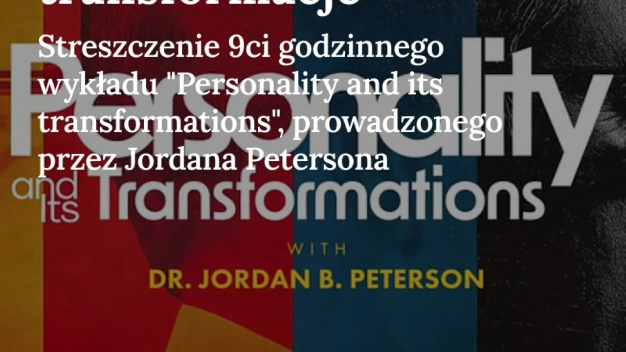 Osobowość i jej transformacje