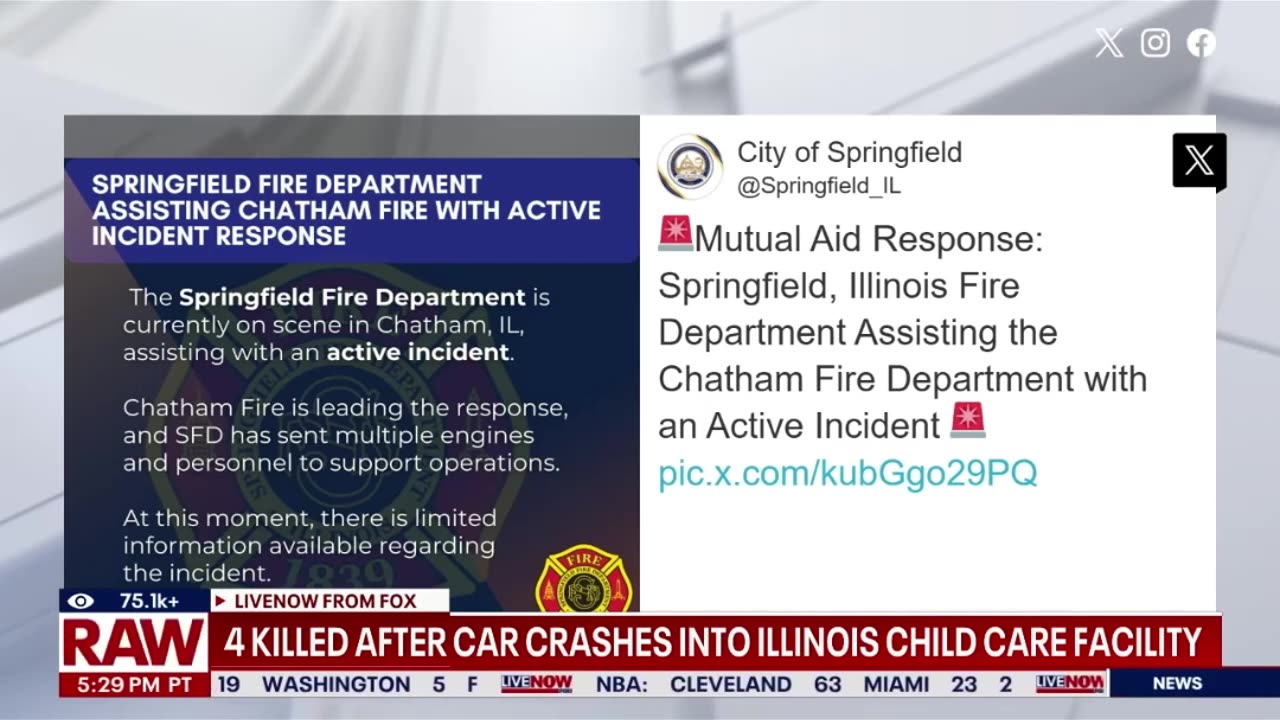 Emergency Response to Illinois Car Crash