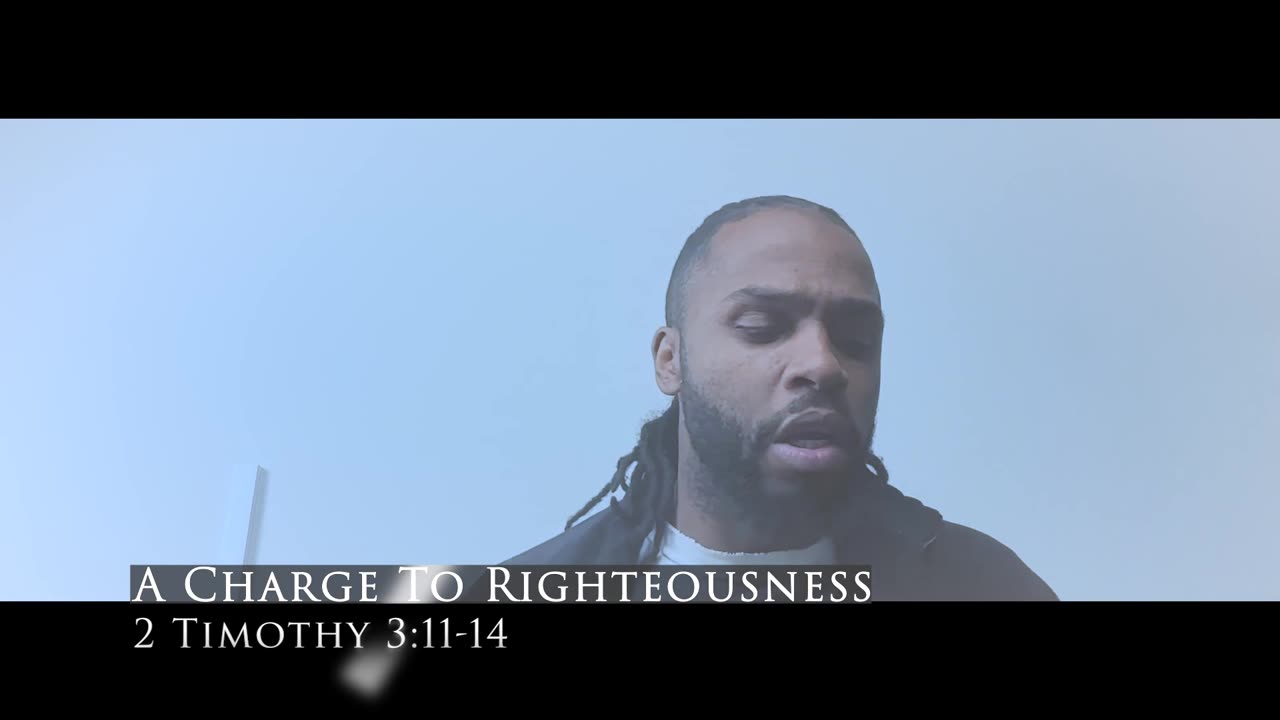 A Charge To Righteousness