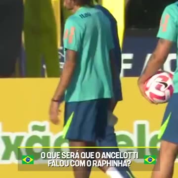 Barca fans joke as Raphinha reunites with Ancelotti in Brazil setup