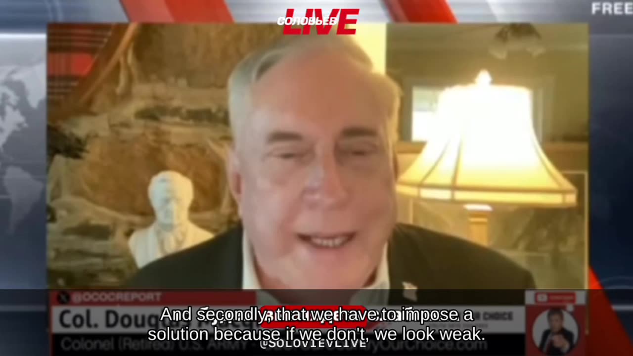 U.S. Army Colonel Douglas Macgregor delivers an exposition on the War in Ukraine
