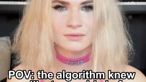 POV: the algorithm knew you like trans girls before you even realised