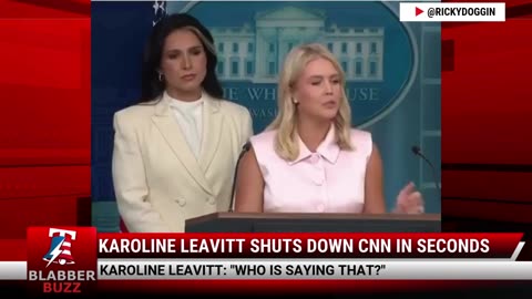 Karoline Leavitt Shuts Down CNN In Seconds