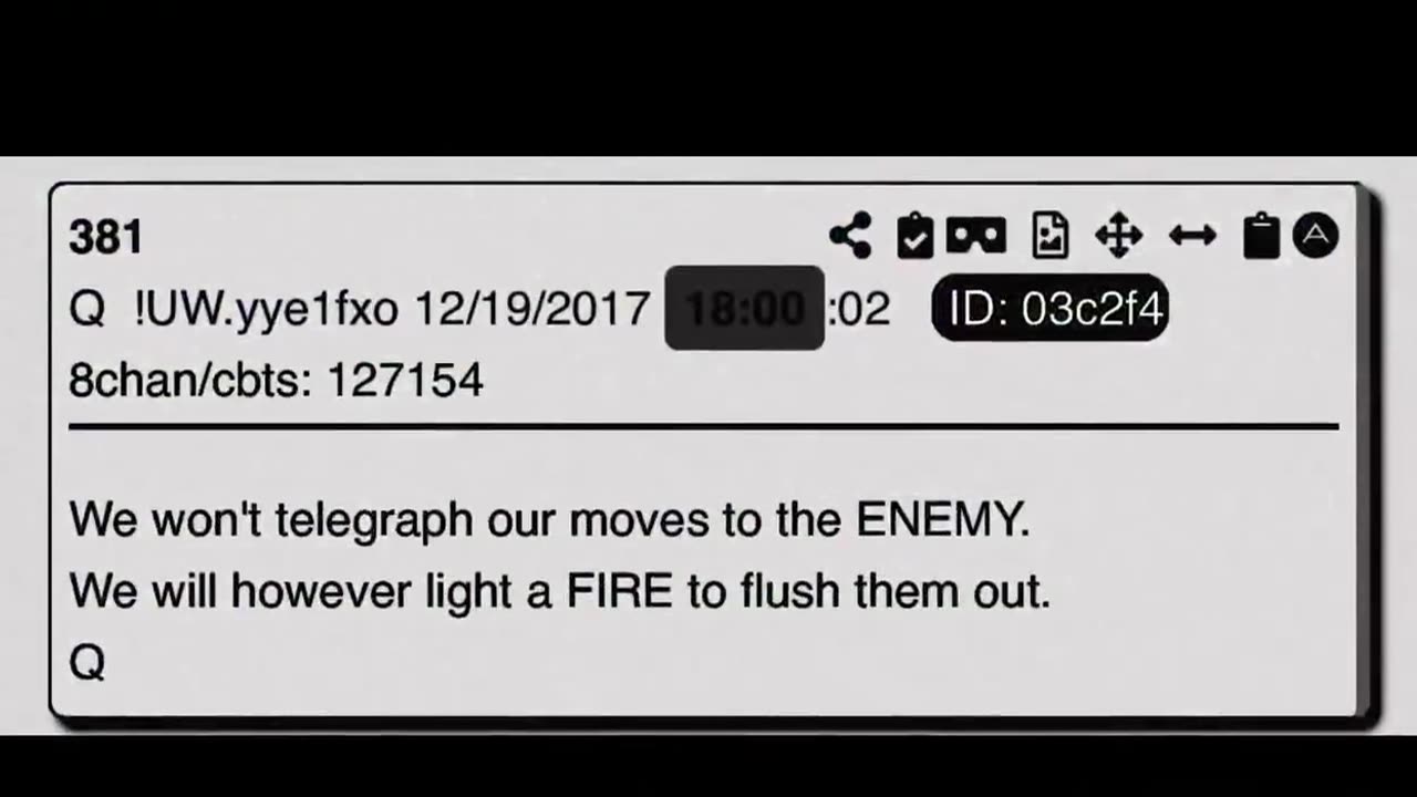 Q Post Repost: 4241-4281-381 They Know What’s Coming
