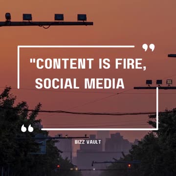 🔥 Content is Fire. Social Media is the Spark! #MarketingMotivation