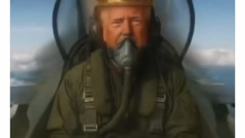 President Trump shares an AI video of him with a crown on dropping poop at a protests