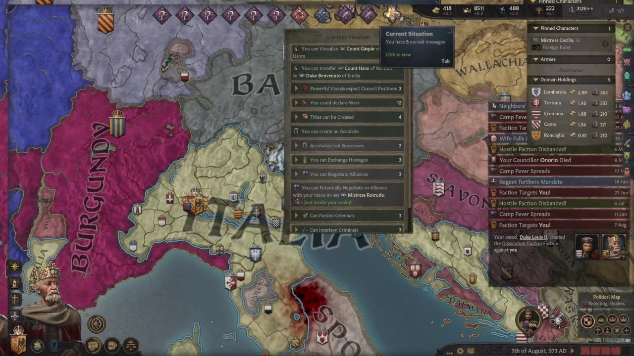 The Humble Beginnings of TRUMP EP 44 Crusader Kings III (Adventure Playthrough)