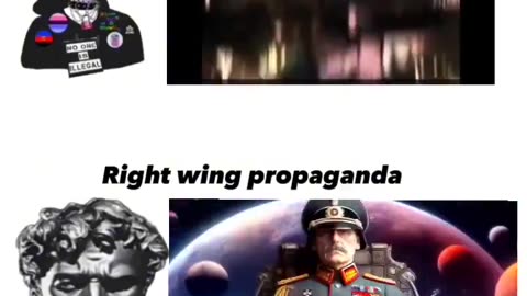 Left Wing Propaganda vs Right Wing Propaganda