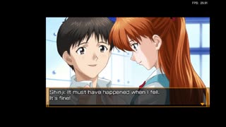 NeonGenesis Evangelion Girlfriend of Steel PSP (RetroArch) day 1