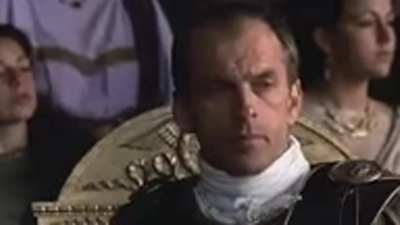 Trump in scene from Gladiator