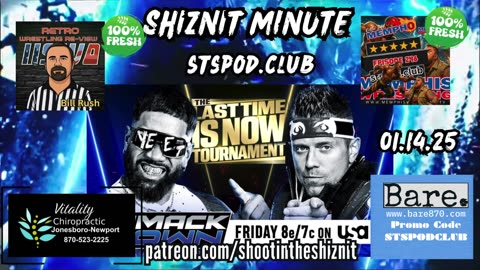 SHIZNIT MINUTE 11.14.25 - BT TALKS SMACKDOWN LIVET!