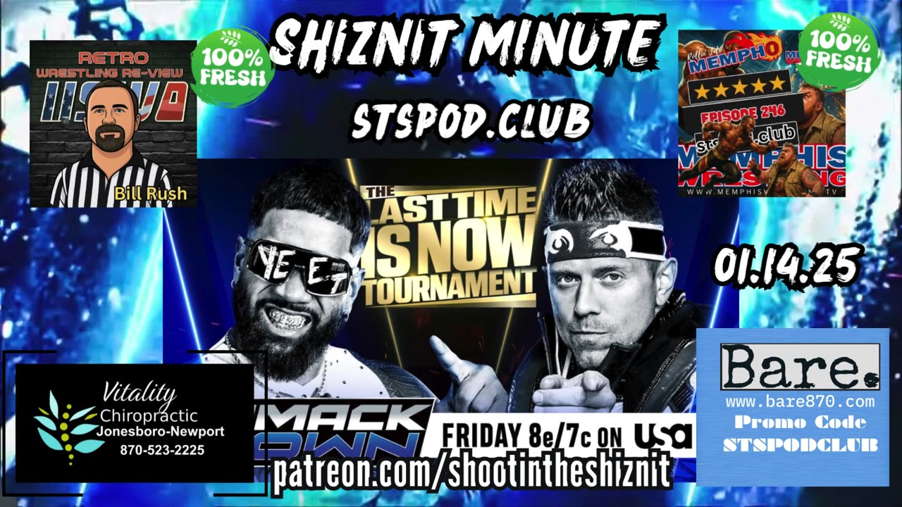SHIZNIT MINUTE 11.14.25 - BT TALKS SMACKDOWN LIVET!