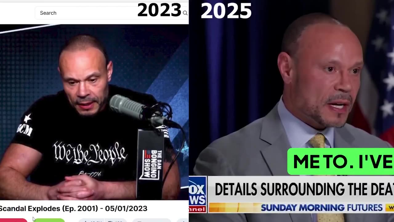 Politics - 2025 What A Sick Joke Dan Bongino Jeffrey Epstein Did Not Kill Himself Kash Patel Lying