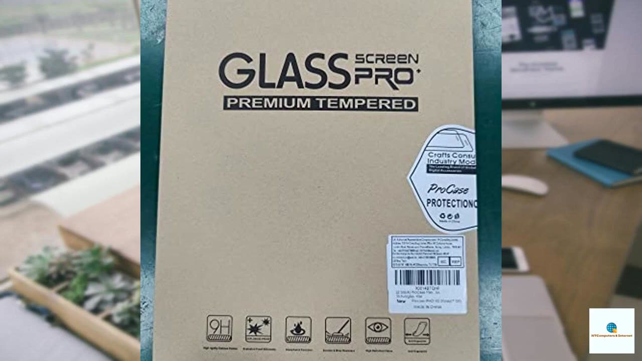 ProCase 2 Pack Screen Protector for iPad 9th 8th 7th Generation 10.2 Inch (2021/2020/2019)